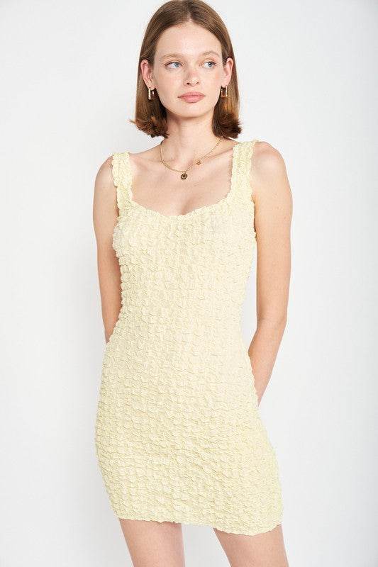 SMOCKED OPEN BACK MINI DRESS - Shop Style & More | Fresh Looks, Everyday Deals & Free Shipping