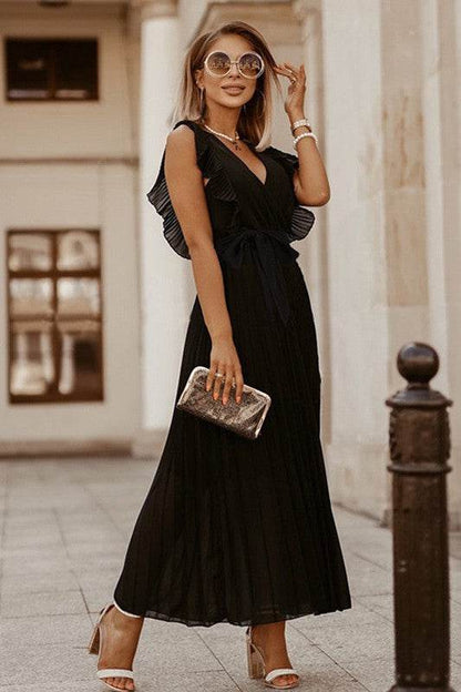 Ruffle Tie Detail Dress - Shop Style & More | Fresh Looks, Everyday Deals & Free Shipping