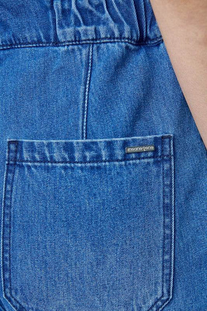 Collared Button Front Denim Jumpsuit - Shop Style & More | Fresh Looks, Everyday Deals & Free Shipping