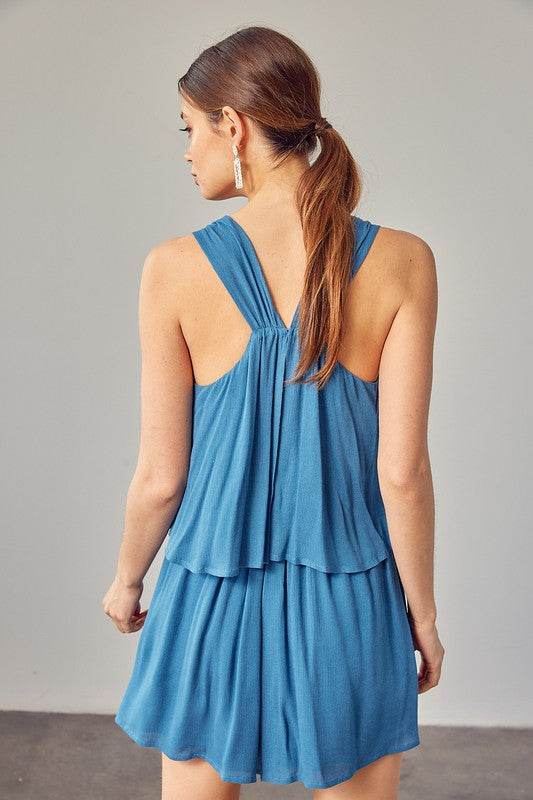 Shirring Detail Romper - Shop Style & More | Fresh Looks, Everyday Deals & Free Shipping