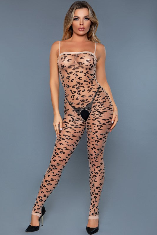 Luscious Leopard Bodystocking Leopard Bodystockings