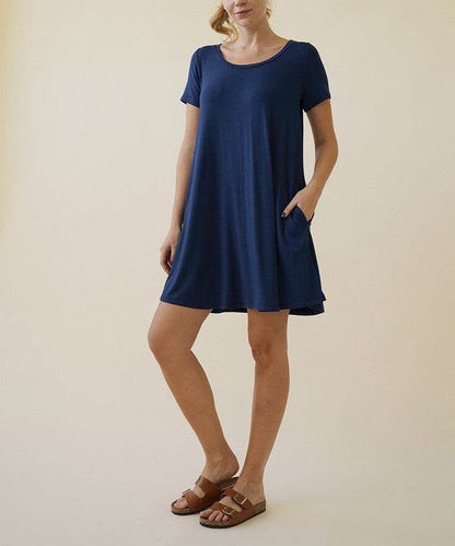 BAMBOO SHORT SLEEVE DRESS - Shop Style & More | Fresh Looks, Everyday Deals & Free Shipping