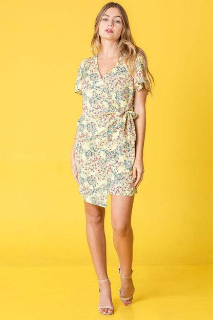 Ditsy Floral Wrap Dress - Shop Style & More | Fresh Looks, Everyday Deals & Free Shipping