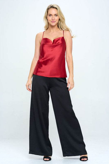 Made in USA Silky Satin Tank Top - Shop Style & More | Fresh Looks, Everyday Deals & Free Shipping