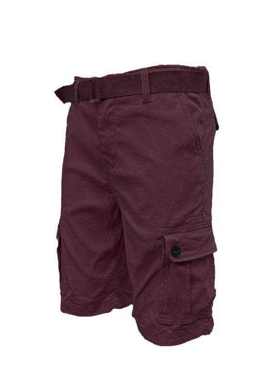 Weiv Mens Belted Cargo Shorts with Belt - Shop Style & More | Fresh Looks, Everyday Deals & Free Shipping