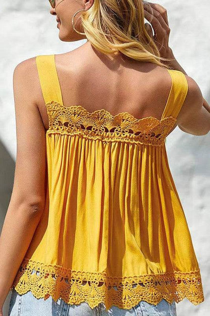Hem Detail Tank - Shop Style & More | Fresh Looks, Everyday Deals & Free Shipping
