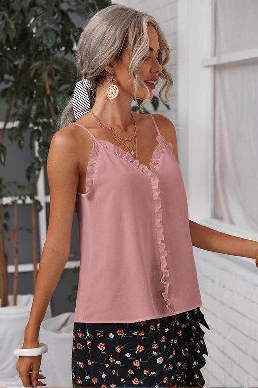Frilled Tank - Shop Style & More | Fresh Looks, Everyday Deals & Free Shipping