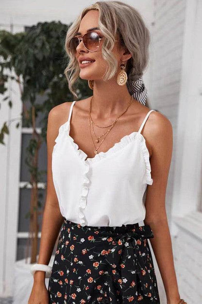 Frilled Tank - Shop Style & More | Fresh Looks, Everyday Deals & Free Shipping