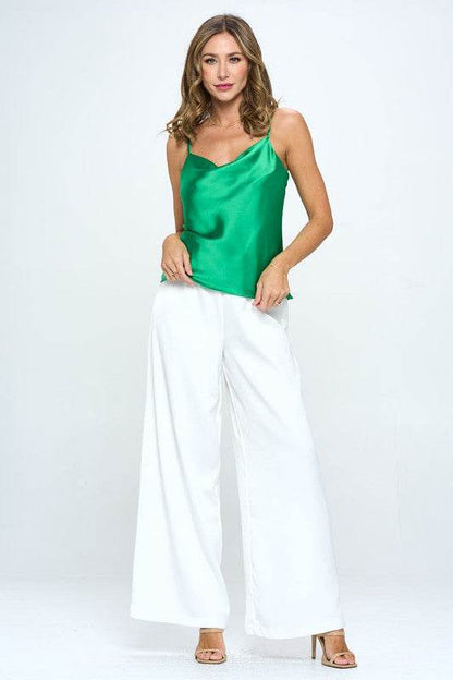 Made in USA Silky Satin Tank Top - Shop Style & More | Fresh Looks, Everyday Deals & Free Shipping