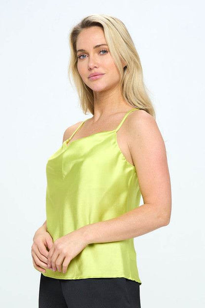 Made in USA Silky Satin Tank Top - Shop Style & More | Fresh Looks, Everyday Deals & Free Shipping