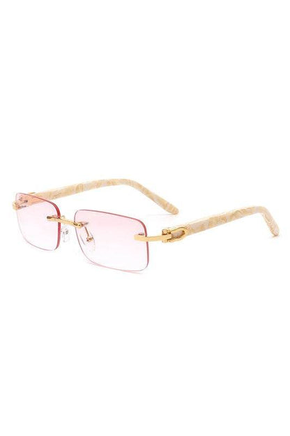 Rimless Rectangle Retro Tinted Fashion Sunglasses - Shop Style & More | Fresh Looks, Everyday Deals & Free Shipping