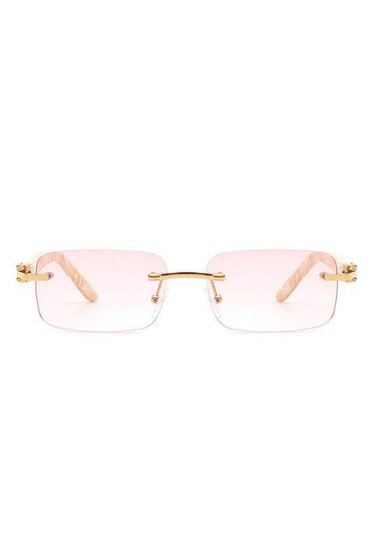 Rimless Rectangle Retro Tinted Fashion Sunglasses - Shop Style & More | Fresh Looks, Everyday Deals & Free Shipping