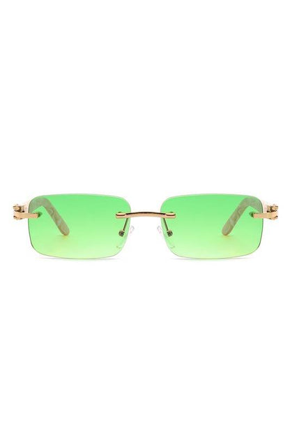 Rimless Rectangle Retro Tinted Fashion Sunglasses - Shop Style & More | Fresh Looks, Everyday Deals & Free Shipping