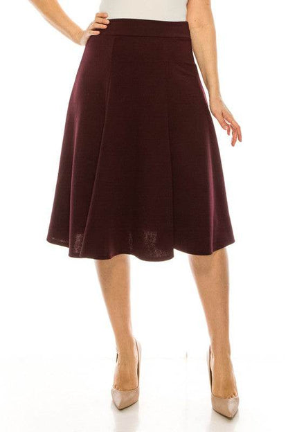 Plus size, paneled, A-line midi skirt - Shop Style & More | Fresh Looks, Everyday Deals & Free Shipping