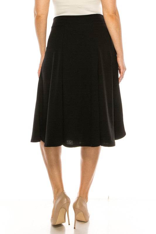 Plus size, paneled, A-line midi skirt - Shop Style & More | Fresh Looks, Everyday Deals & Free Shipping