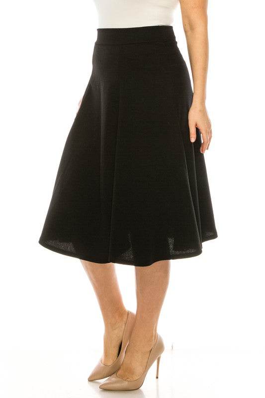 Plus size, paneled, A-line midi skirt - Shop Style & More | Fresh Looks, Everyday Deals & Free Shipping