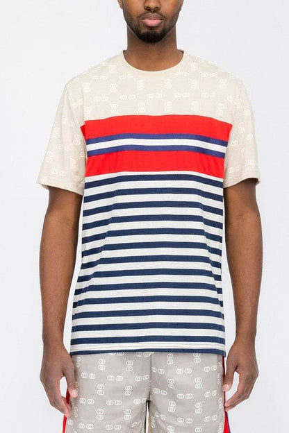 CHAIN LINK PRINT SHORT SLEEVE TSHIRT - Shop Style & More | Fresh Looks, Everyday Deals & Free Shipping