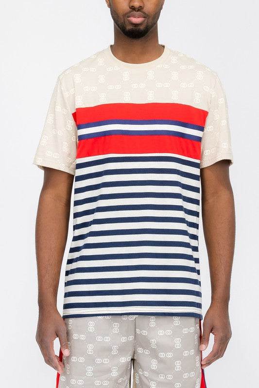 CHAIN LINK PRINT SHORT SLEEVE TSHIRT - Shop Style & More | Fresh Looks, Everyday Deals & Free Shipping