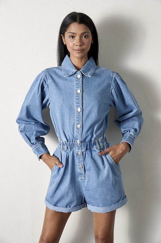 VINTAGE SHORT ROMPER - Shop Style & More | Fresh Looks, Everyday Deals & Free Shipping