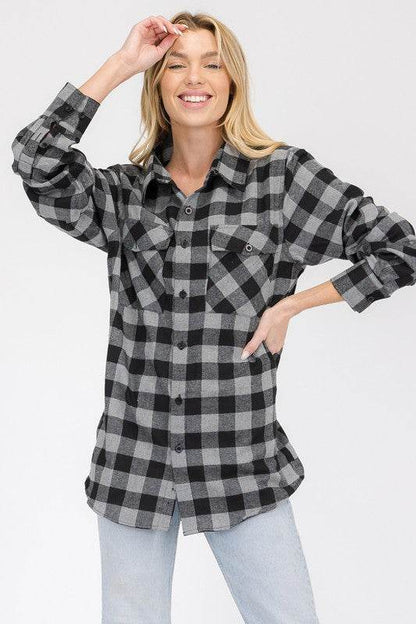 Womens Boyfriend Flannel Shirt S-L ONLY - Shop Style & More | Fresh Looks, Everyday Deals & Free Shipping