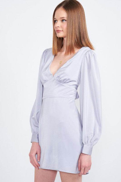 BACK STRAP TULIP MINI DRESS - Shop Style & More | Fresh Looks, Everyday Deals & Free Shipping