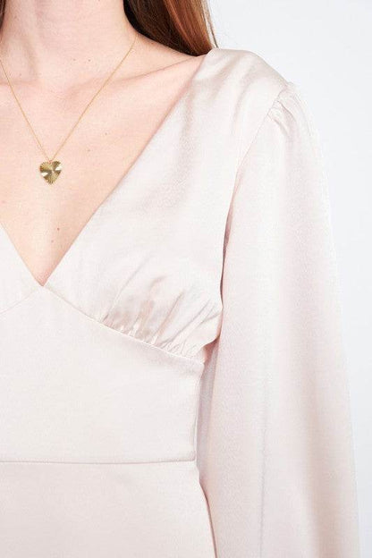 BACK STRAP TULIP MINI DRESS - Shop Style & More | Fresh Looks, Everyday Deals & Free Shipping