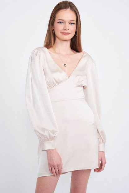 BACK STRAP TULIP MINI DRESS - Shop Style & More | Fresh Looks, Everyday Deals & Free Shipping
