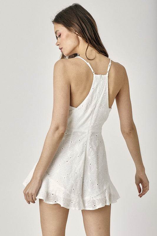 Overlap Ruffled Cami Romper - Shop Style & More | Fresh Looks, Everyday Deals & Free Shipping