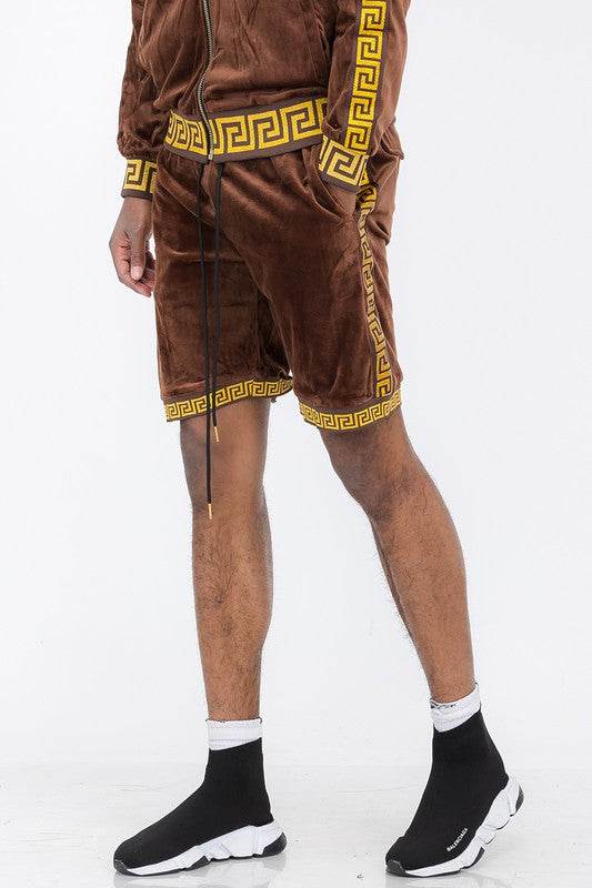 Status Print Velour Shorts Suede Shorts - Shop Style & More | Fresh Looks, Everyday Deals & Free Shipping