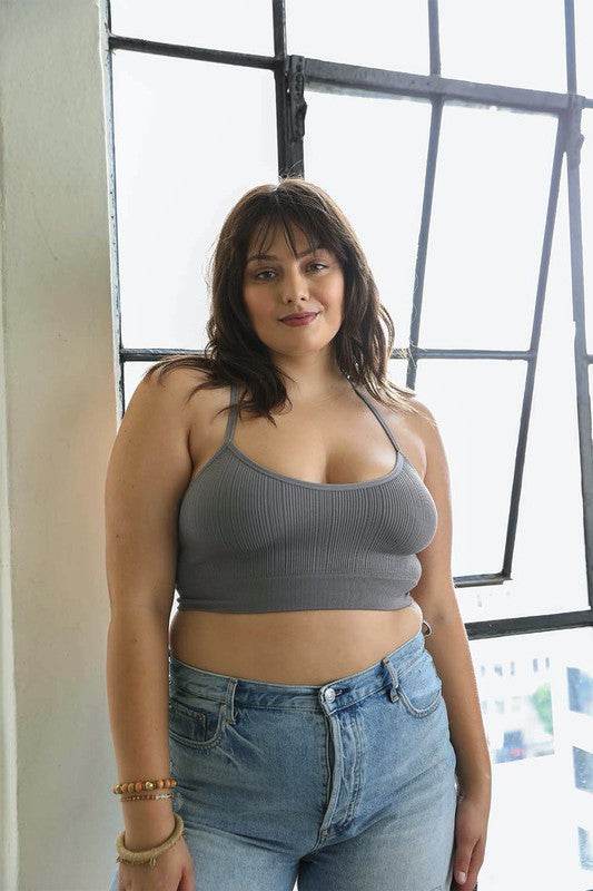 Plus Size Tattoo Mesh Racerback Bralette - Shop Style & More | Fresh Looks, Everyday Deals & Free Shipping