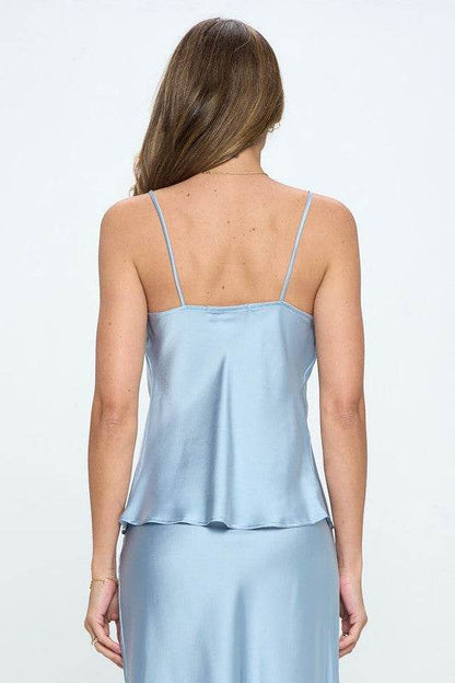 Made in USA Silky Satin Tank Top - Shop Style & More | Fresh Looks, Everyday Deals & Free Shipping