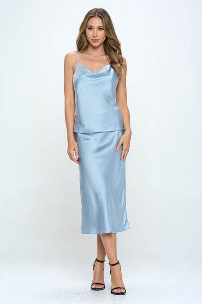 Made in USA Silky Satin Tank Top - Shop Style & More | Fresh Looks, Everyday Deals & Free Shipping