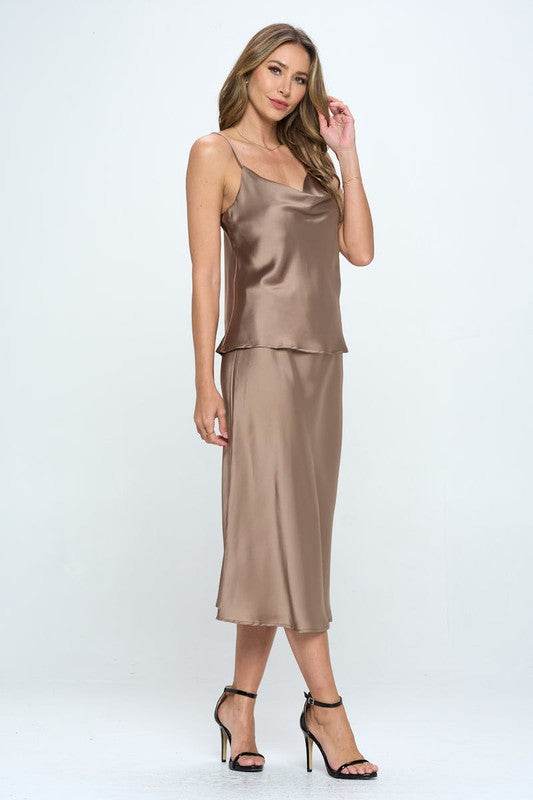 Made in USA Silky Satin Tank Top - Shop Style & More | Fresh Looks, Everyday Deals & Free Shipping