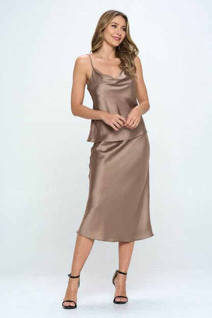 Made in USA Silky Satin Tank Top - Shop Style & More | Fresh Looks, Everyday Deals & Free Shipping