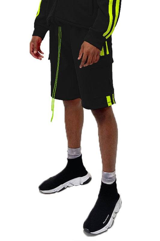 Two Stripe Cargo Pouch Shorts - Shop Style & More | Fresh Looks, Everyday Deals & Free Shipping
