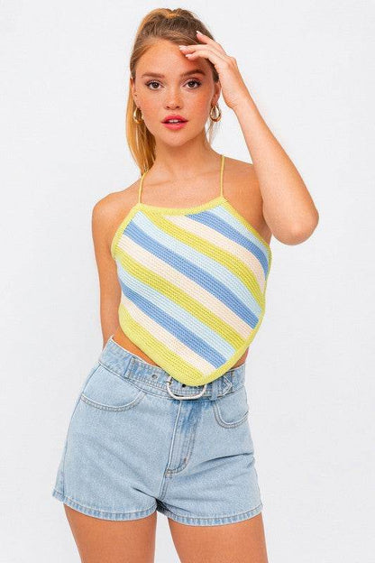 Sleeveless Knit Cropped Top - Shop Style & More | Fresh Looks, Everyday Deals & Free Shipping
