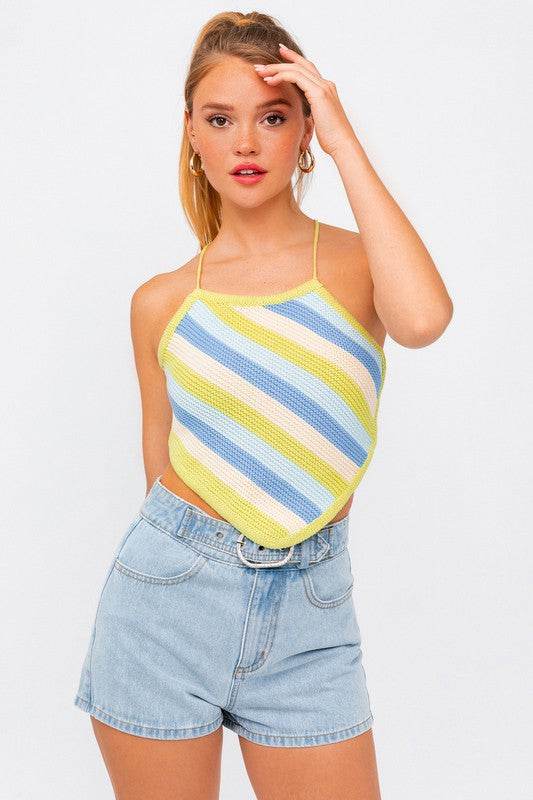 Sleeveless Knit Cropped Top - Shop Style & More | Fresh Looks, Everyday Deals & Free Shipping