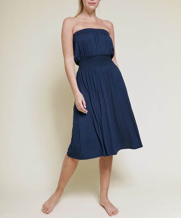 BAMBOO TUBE DRESS KNEE LENGTH - Shop Style & More | Fresh Looks, Everyday Deals & Free Shipping