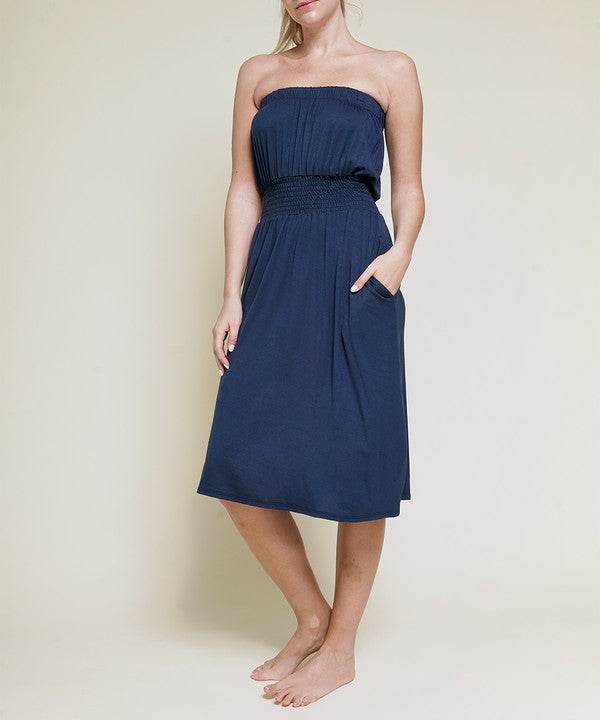 BAMBOO TUBE DRESS KNEE LENGTH - Shop Style & More | Fresh Looks, Everyday Deals & Free Shipping