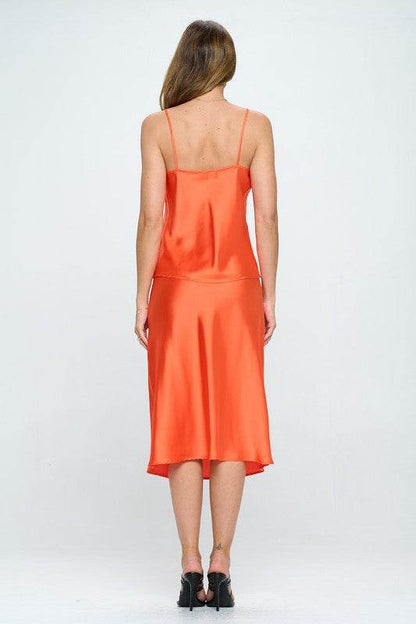 Made in USA Silky Satin Tank Top - Shop Style & More | Fresh Looks, Everyday Deals & Free Shipping