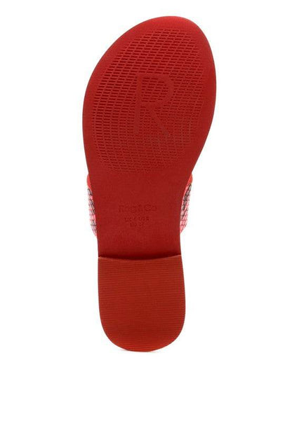 LEONA THONG FLAT SANDALS - Shop Style & More | Fresh Looks, Everyday Deals & Free Shipping