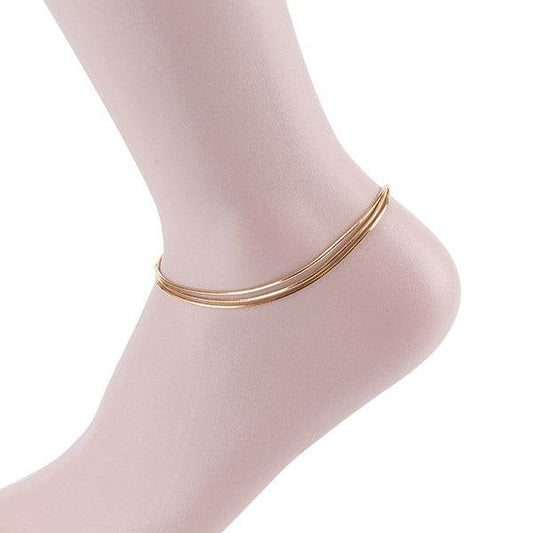 MINIMAL SNAKE PATTERN ANKLET - Shop Style & More | Fresh Looks, Everyday Deals & Free Shipping