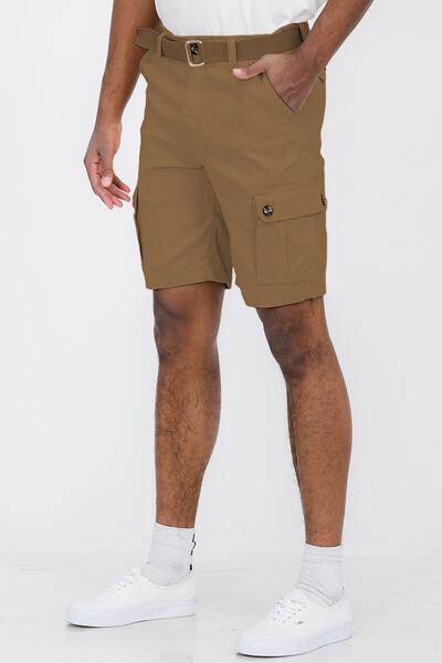 Weiv Mens Belted Cargo Shorts with Belt - Shop Style & More | Fresh Looks, Everyday Deals & Free Shipping