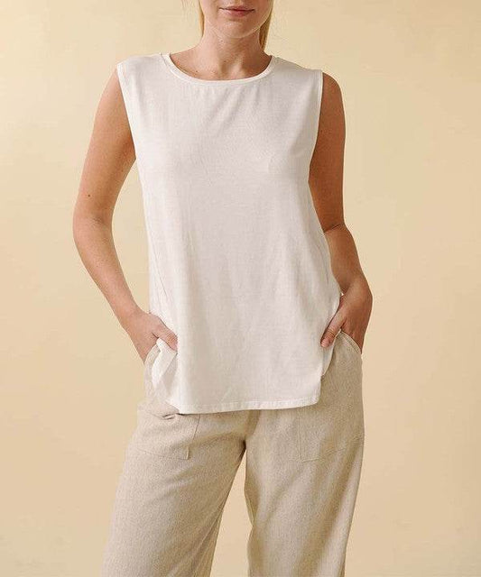 BAMBOO MUSCLE SLEEVLESS TOP - Shop Style & More | Fresh Looks, Everyday Deals & Free Shipping