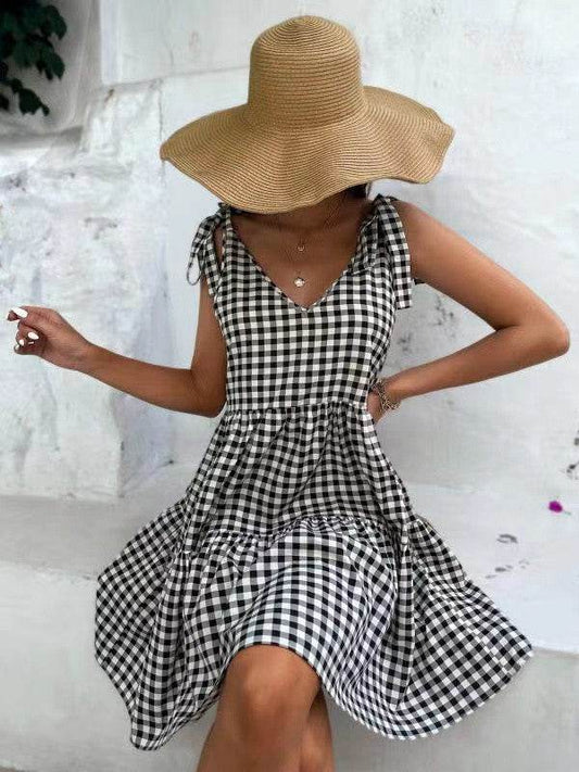 Gingham Ruffle Dress - Shop Style & More | Fresh Looks, Everyday Deals & Free Shipping