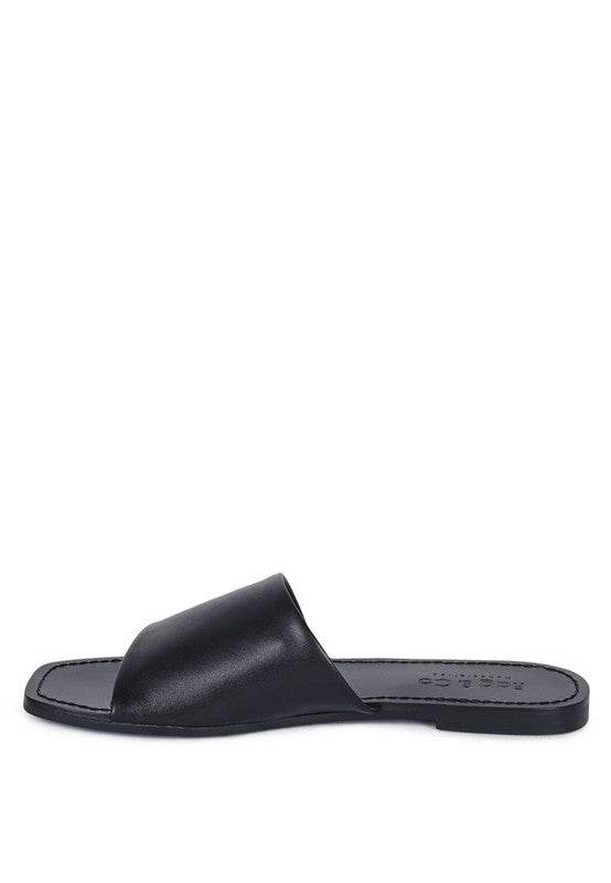TATAMI LEATHER CLASSIC SLIDE FLATS - Shop Style & More | Fresh Looks, Everyday Deals & Free Shipping