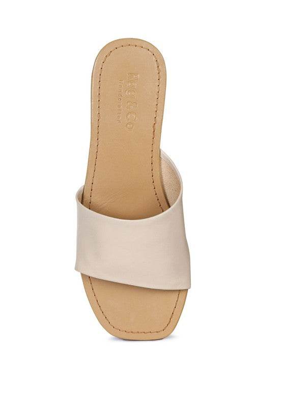 TATAMI LEATHER CLASSIC SLIDE FLATS - Shop Style & More | Fresh Looks, Everyday Deals & Free Shipping