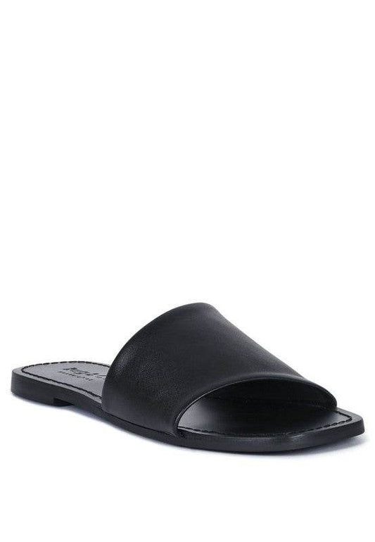 TATAMI LEATHER CLASSIC SLIDE FLATS - Shop Style & More | Fresh Looks, Everyday Deals & Free Shipping