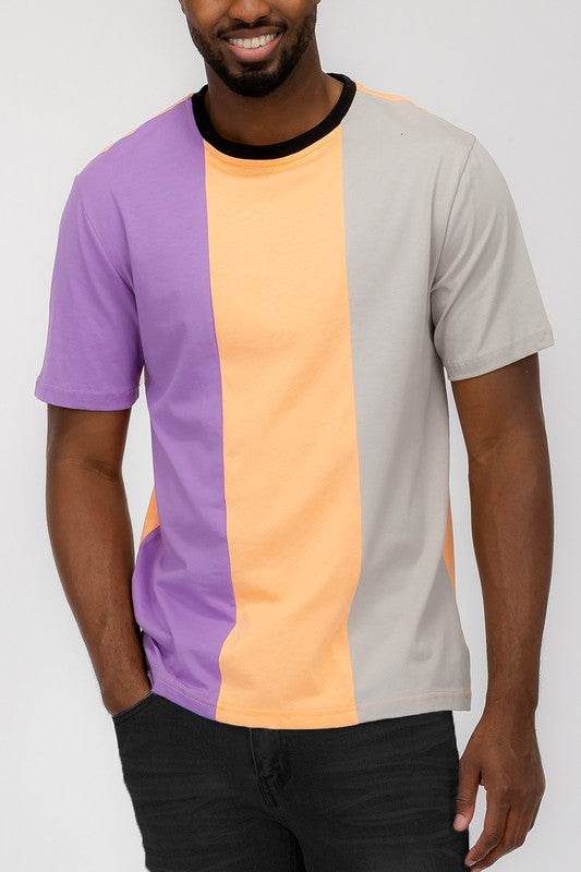 Weiv Mens Color Block T Shirt - Shop Style & More | Fresh Looks, Everyday Deals & Free Shipping