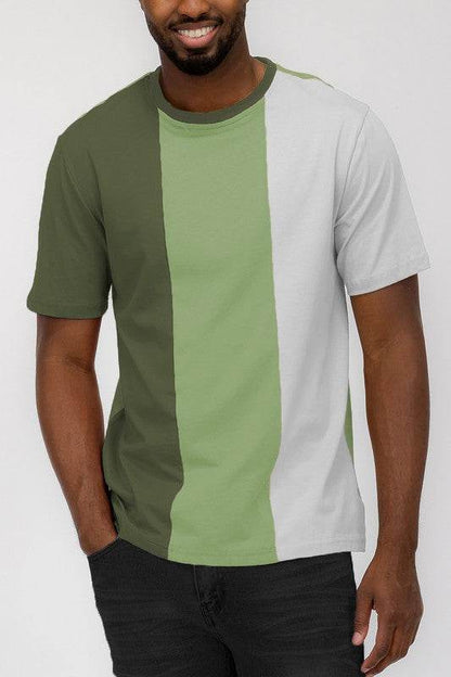 Weiv Mens Color Block T Shirt - Shop Style & More | Fresh Looks, Everyday Deals & Free Shipping